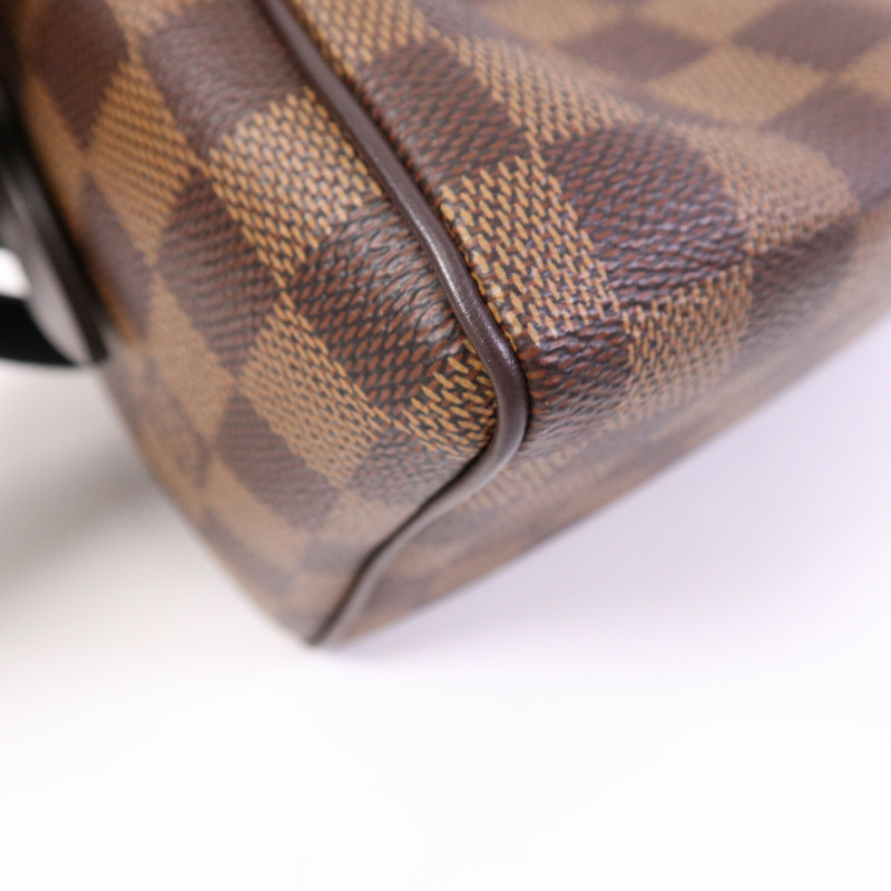 LOUIS VUITTON Damier Speedy Bandouliere 20金扣手挽肩背兩用袋-12