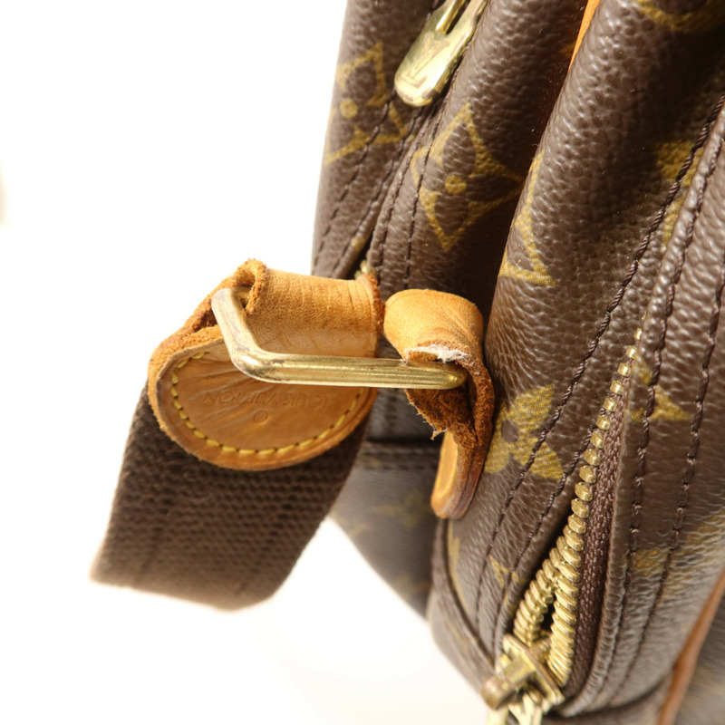 LOUIS VUITTON Monogram Reporter GM金扣肩背袋-14