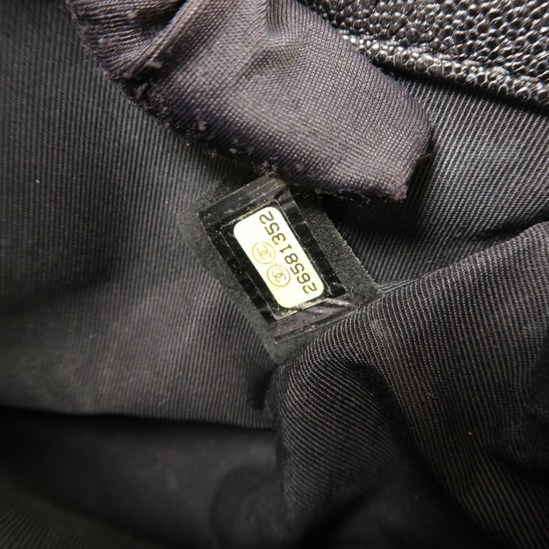 CHANEL 牛皮皮革Boy 20金扣鏈帶肩背袋-6