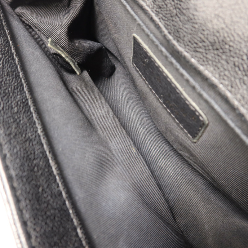 CHANEL 牛皮皮革Boy 20金扣鏈帶肩背袋-18