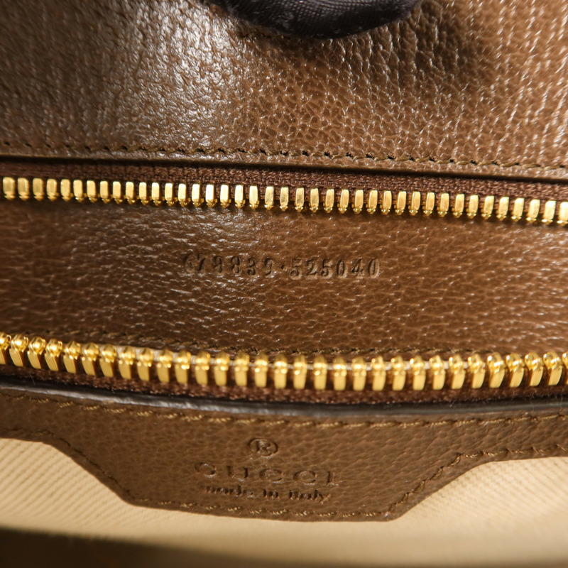 GUCCI 帆布Jumbo GG金扣手挽肩背兩用袋-6