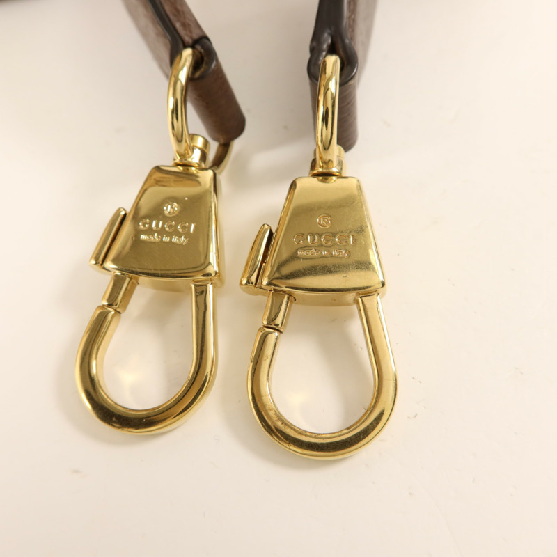 GUCCI 帆布Jumbo GG金扣手挽肩背兩用袋-10