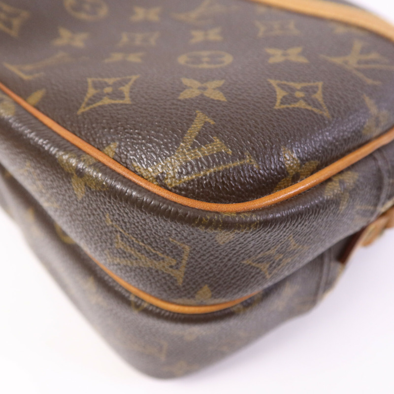 LOUIS VUITTON Monogram Reporter PM金扣肩背袋-7