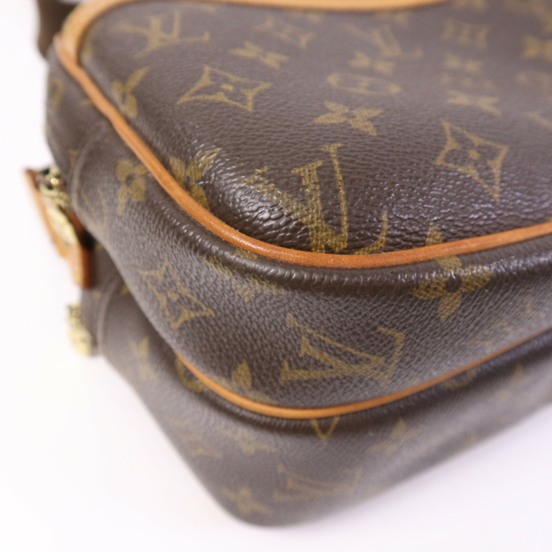 LOUIS VUITTON Monogram Reporter PM金扣肩背袋-8