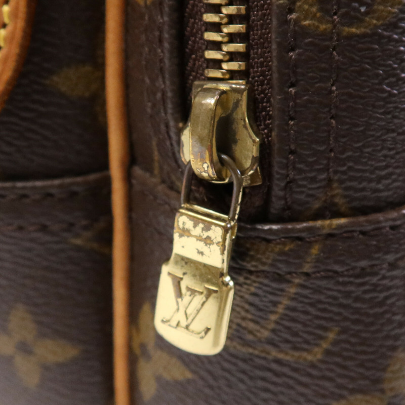 LOUIS VUITTON Monogram Reporter PM金扣肩背袋-12