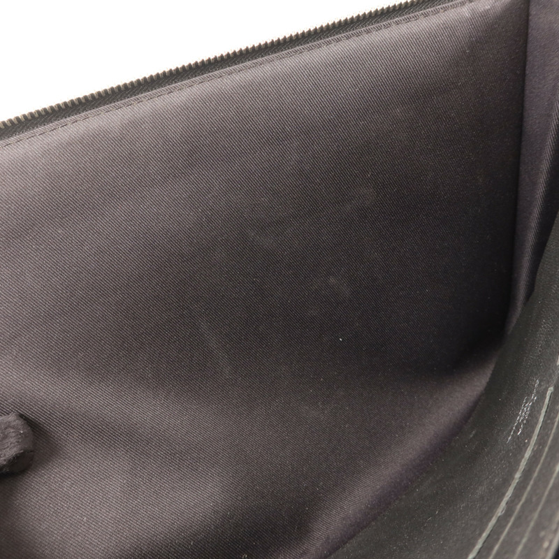 LOUIS VUITTON Damier Graphite Pochette Jour PM銀扣手拿包-13