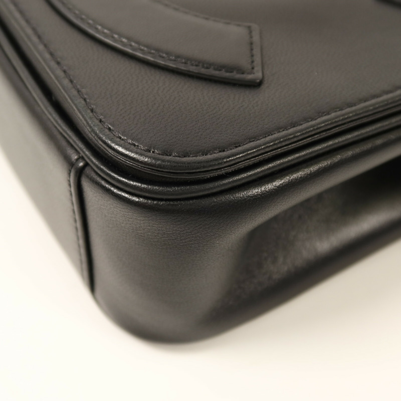 CHANEL 羊皮皮革Chain Shoulder金扣鏈帶肩背袋-14