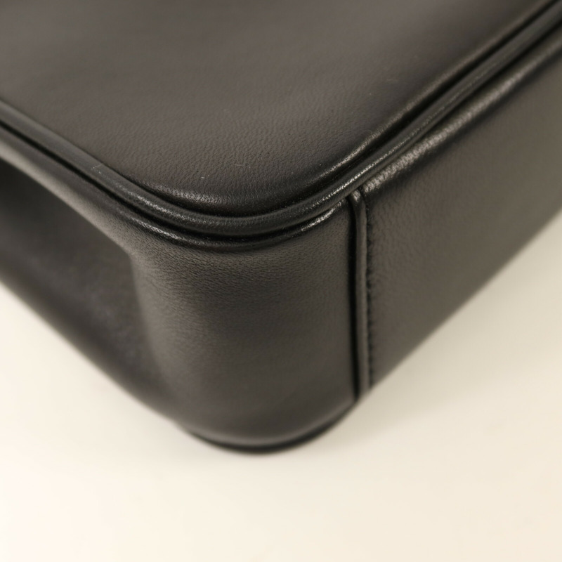 CHANEL 羊皮皮革Chain Shoulder金扣鏈帶肩背袋-16