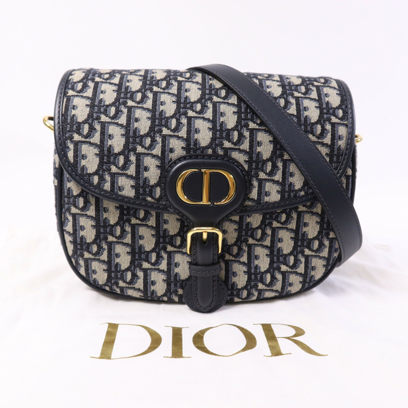 Dior 帆布Dior Bobby Medium金扣肩背袋-9