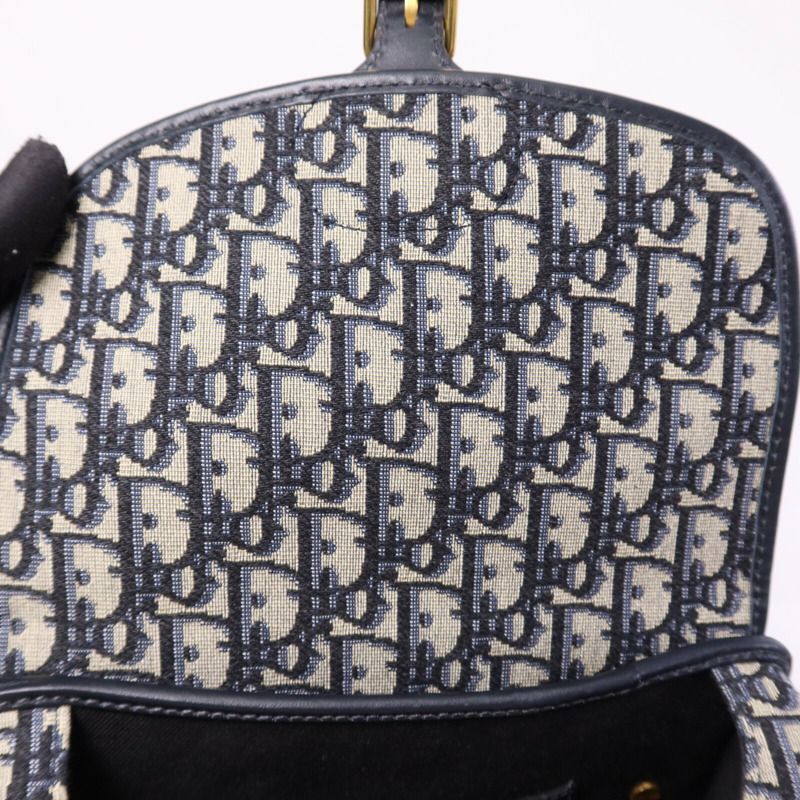 Dior 帆布Dior Bobby Medium金扣肩背袋-14