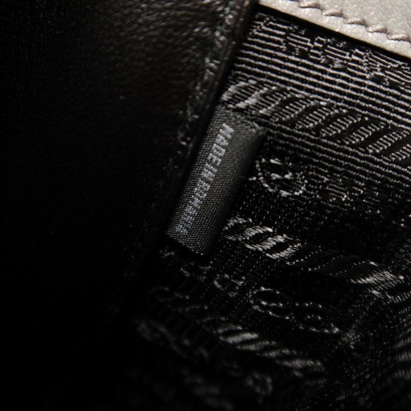 PRADA 牛皮皮革Borsa A mano金扣手挽肩背兩用袋-6