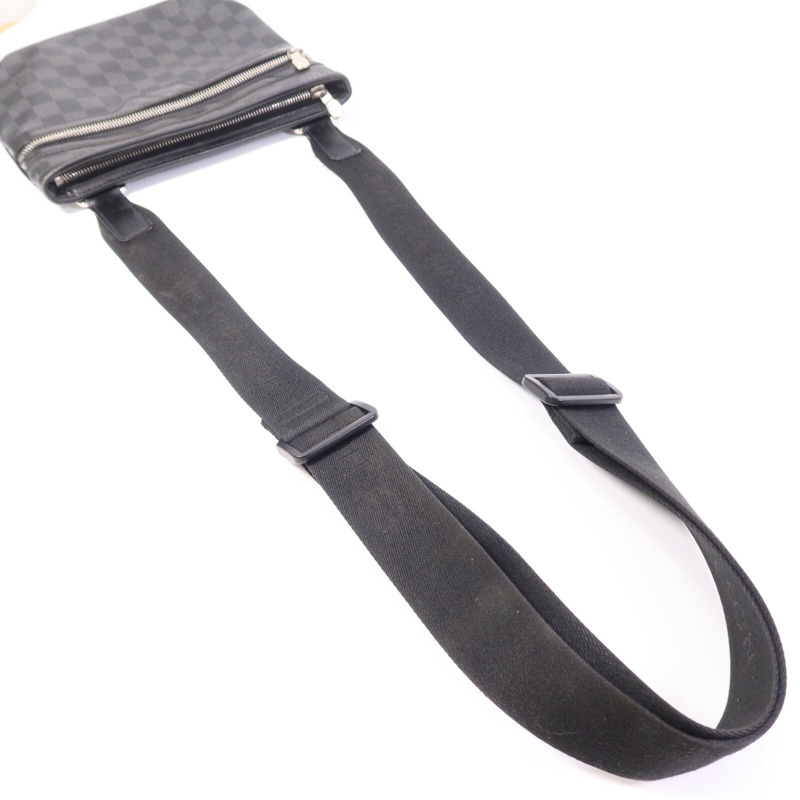 LOUIS VUITTON Damier Graphite Thomas銀扣肩背袋-8