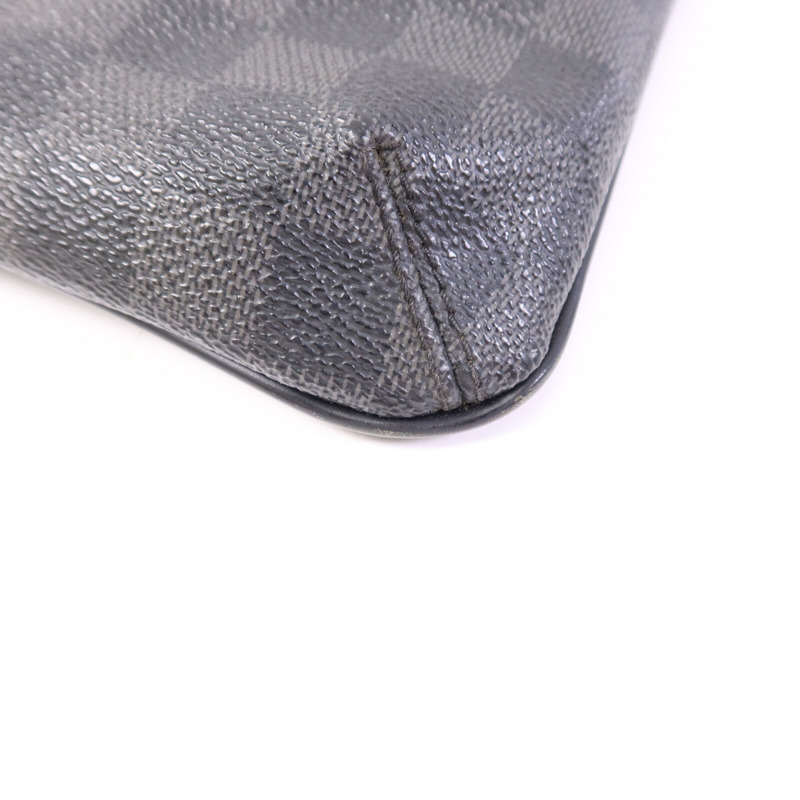 LOUIS VUITTON Damier Graphite Thomas銀扣肩背袋-9
