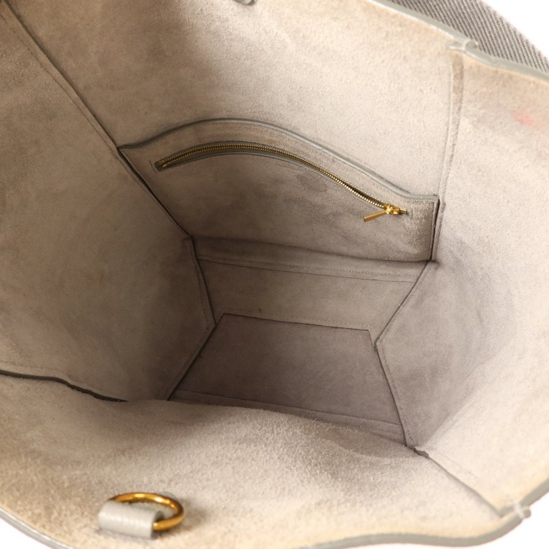 CELINE 牛皮皮革Sangle Bucket金扣肩背袋-4