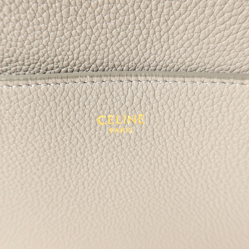 CELINE 牛皮皮革Sangle Bucket金扣肩背袋-5