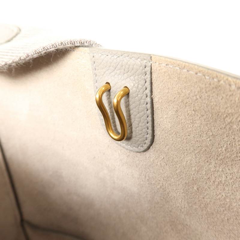CELINE 牛皮皮革Sangle Bucket金扣肩背袋-11