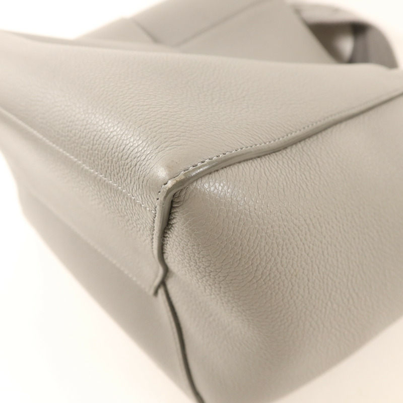 CELINE 牛皮皮革Sangle Bucket金扣肩背袋-12