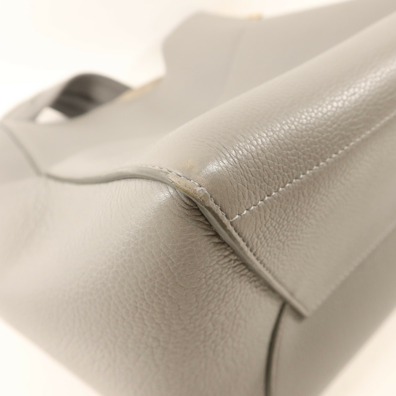 CELINE 牛皮皮革Sangle Bucket金扣肩背袋-13