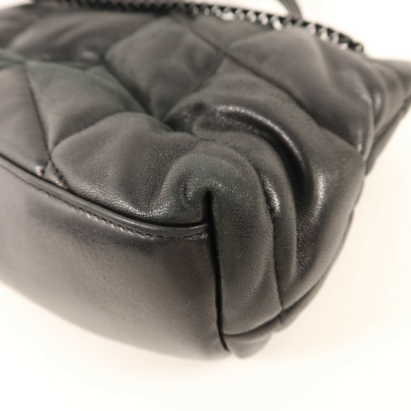 SAINT LAURENT 羊皮皮革Shoulder Bag銀扣手挽肩背兩用袋-13