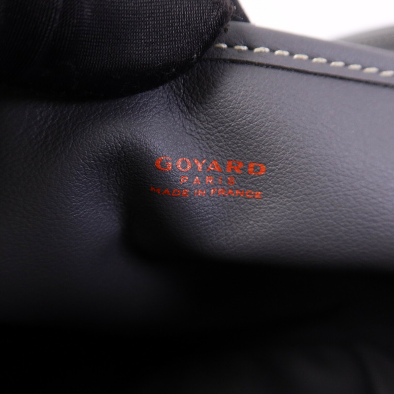 GOYARD 塗層帆布Anjon Mini銀扣手挽袋-5