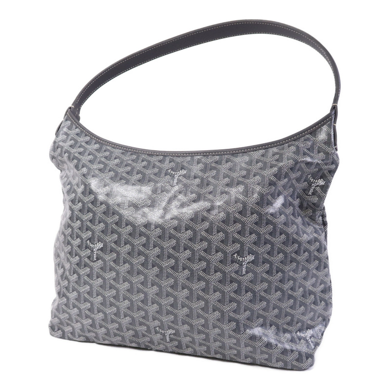 GOYARD 塗層帆布Hobo銀扣手挽袋-2