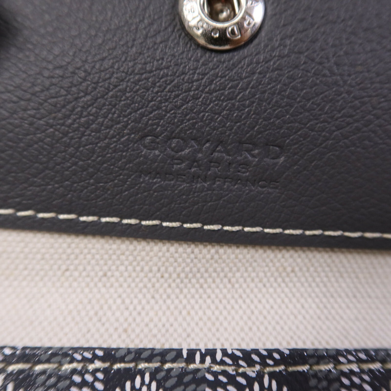 GOYARD 塗層帆布Hobo銀扣手挽袋-5