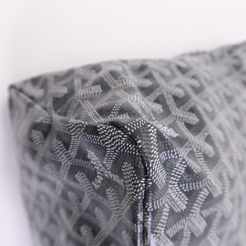 GOYARD 塗層帆布Hobo銀扣手挽袋-11