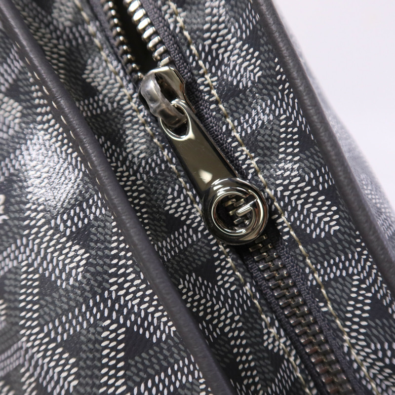 GOYARD 塗層帆布Hobo銀扣手挽袋-14