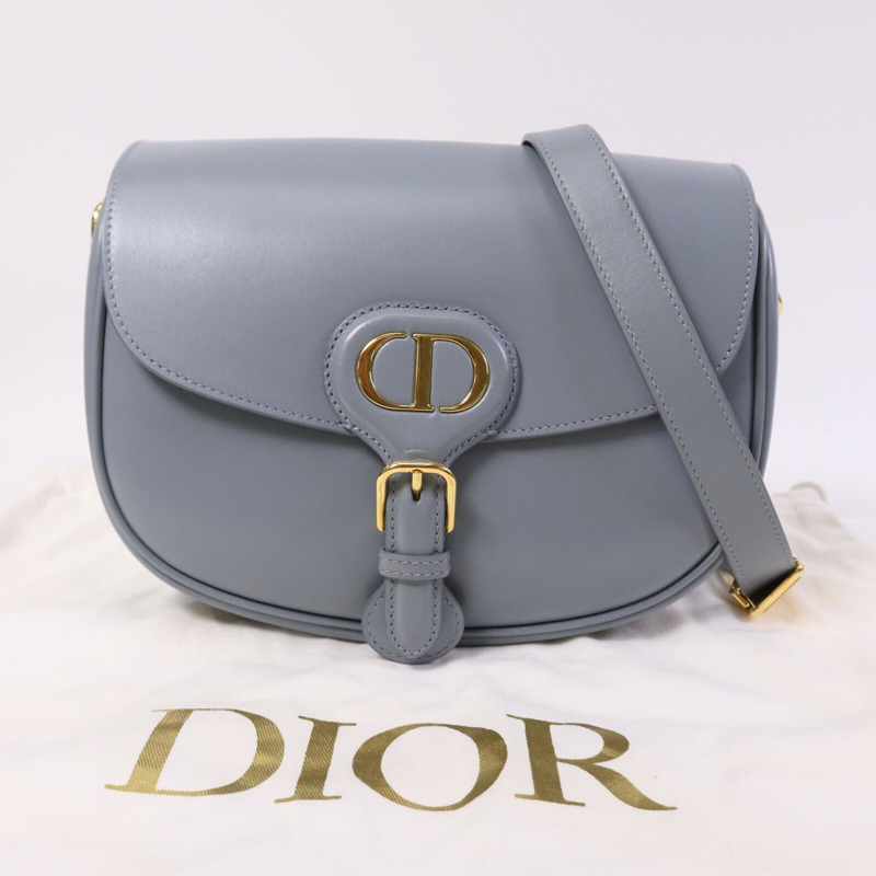 Dior 牛皮皮革Bobby Medium金扣肩背袋-9