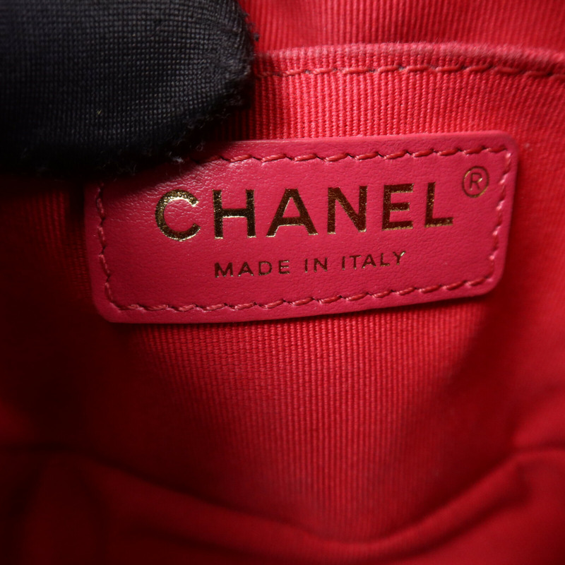 CHANEL 牛皮皮革Camera  Bag金扣鏈帶肩背袋-5