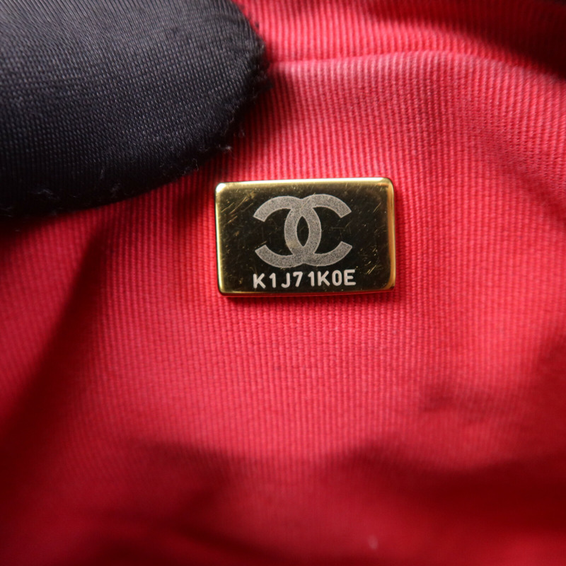 CHANEL 牛皮皮革Camera  Bag金扣鏈帶肩背袋-7