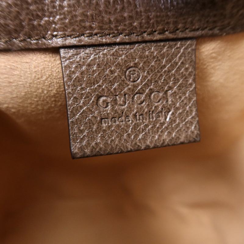 GUCCI 塗層帆布Ophidia Mini Bucket金扣肩背袋-5