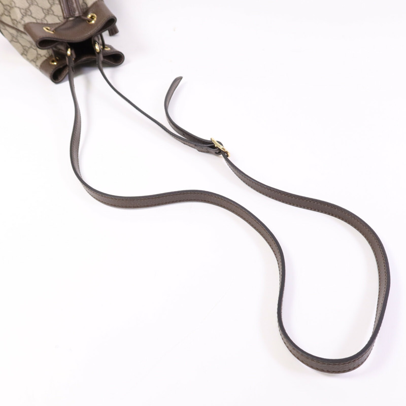 GUCCI 塗層帆布Ophidia Mini Bucket金扣肩背袋-8