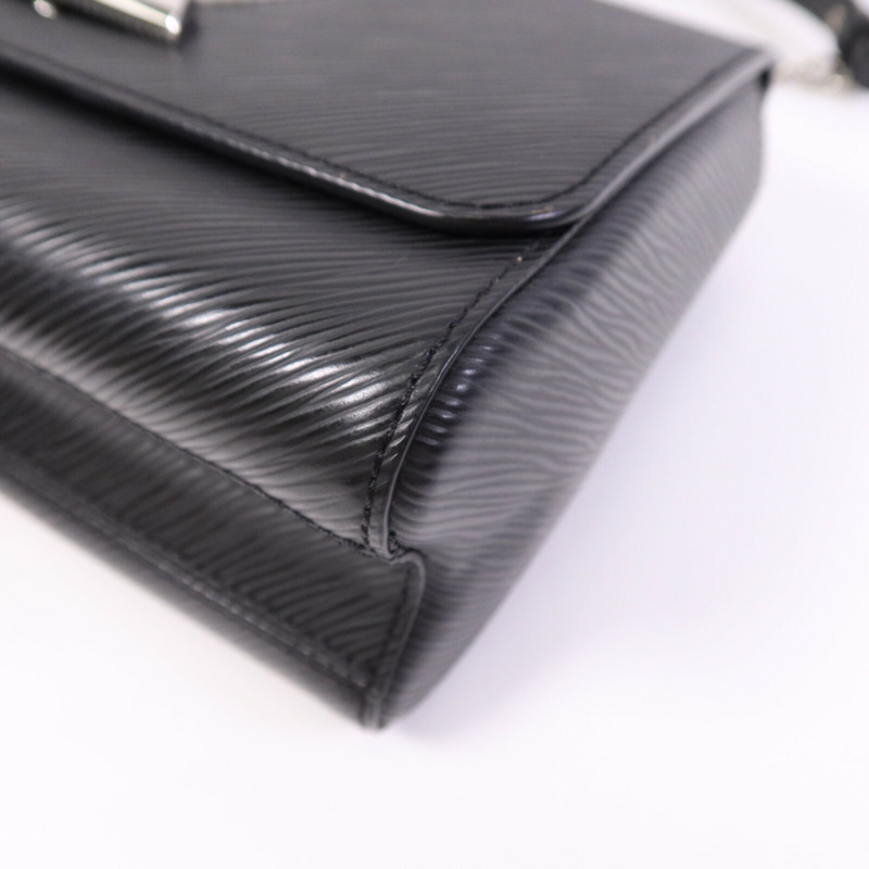 LOUIS VUITTON Epi Twist銀扣鏈帶肩背袋-10