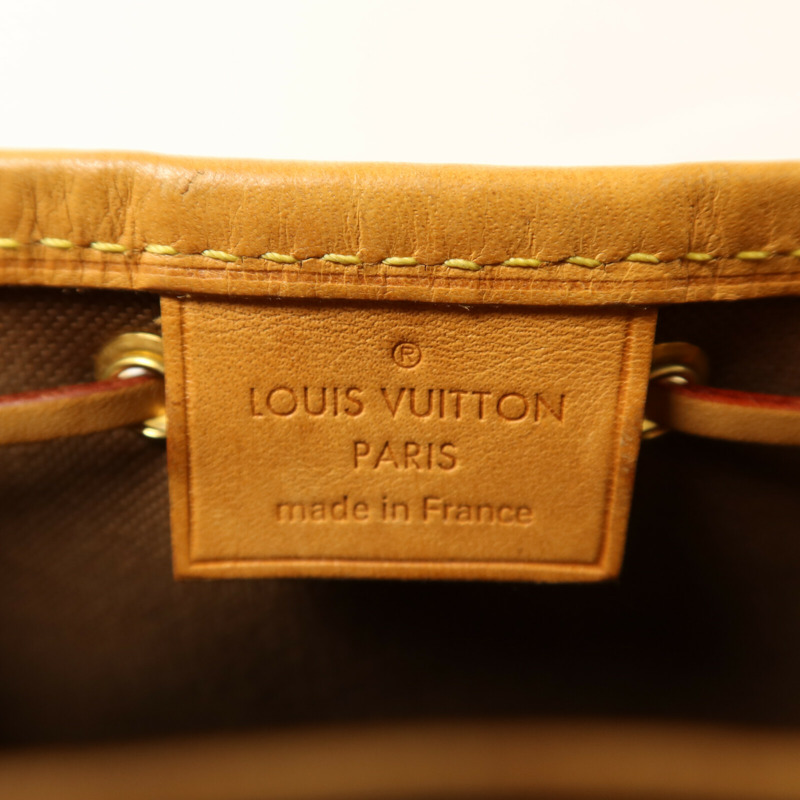 LOUIS VUITTON Monogram Nano Noe金扣肩背袋-5