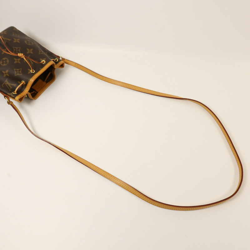 LOUIS VUITTON Monogram Nano Noe金扣肩背袋-7