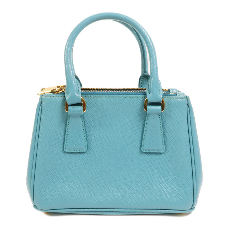 PRADA 牛皮皮革Micro Galleria金扣手挽肩背兩用袋-1