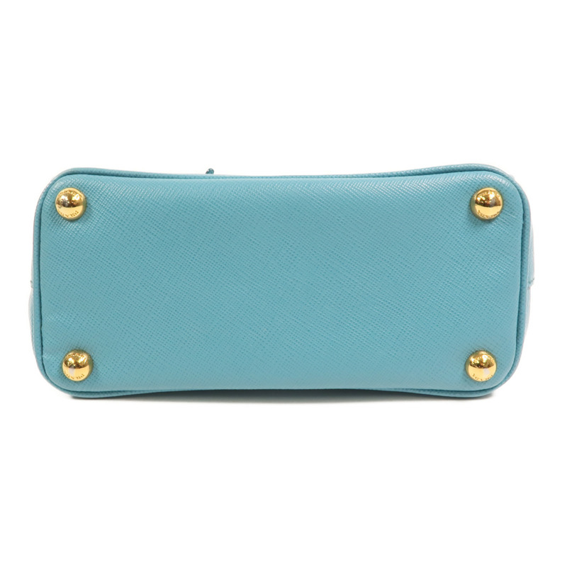 PRADA 牛皮皮革Micro Galleria金扣手挽肩背兩用袋-3