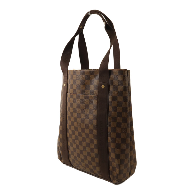 LOUIS VUITTON Damier Beaubourg金扣手挽袋-2