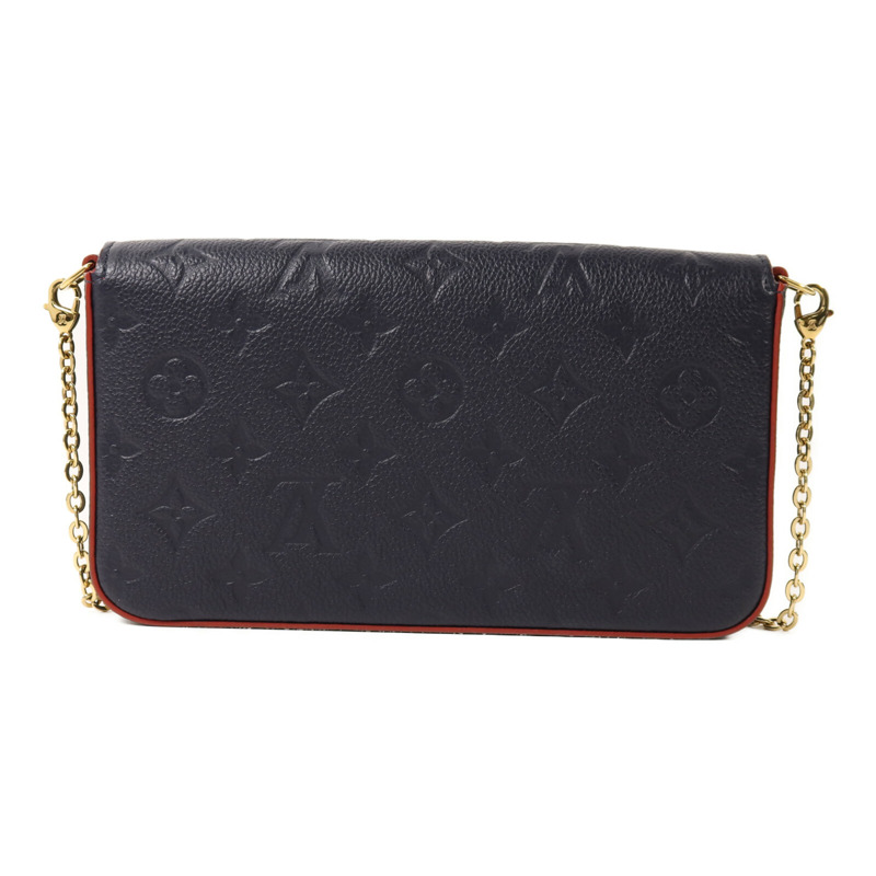 LOUIS VUITTON Monogram Empreinte Pochette Felicie金扣鏈帶肩背袋-1