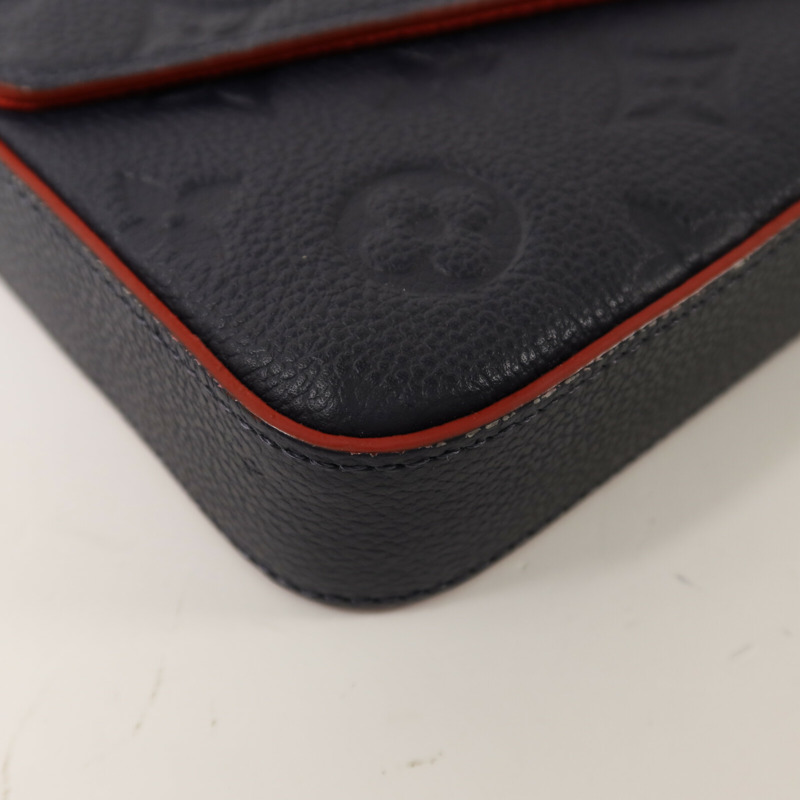 LOUIS VUITTON Monogram Empreinte Pochette Felicie金扣鏈帶肩背袋-10