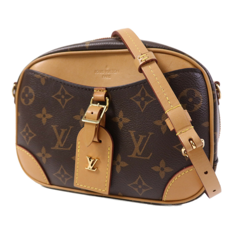 LOUIS VUITTON Monogram Deauville Mini金扣肩背袋-2
