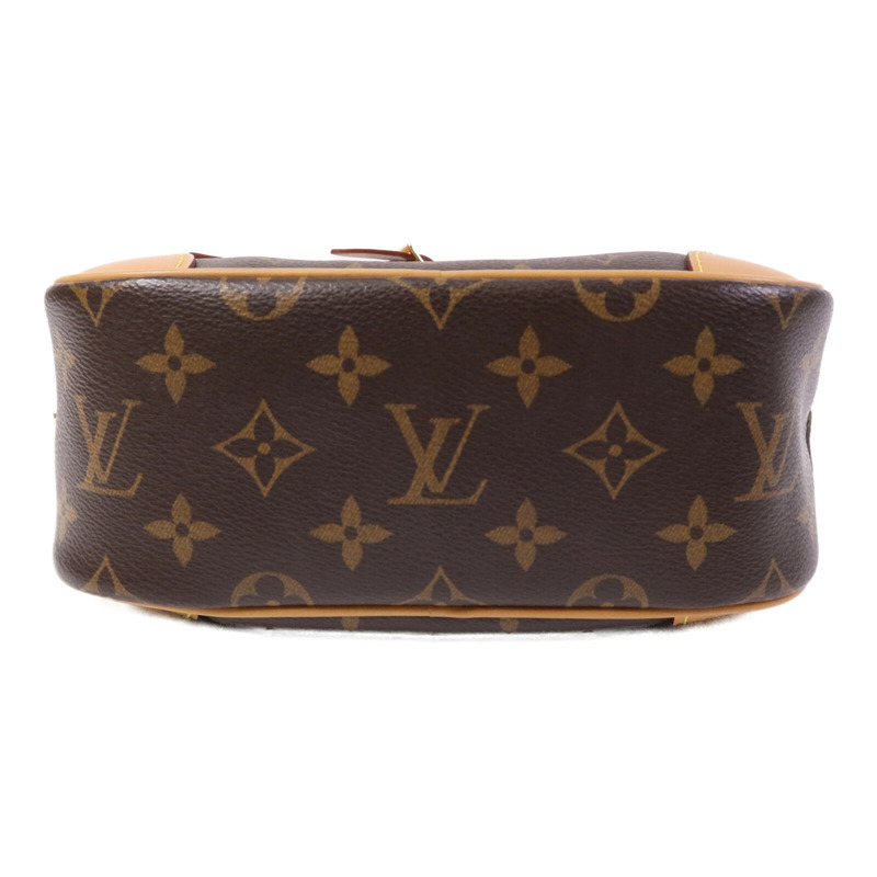 LOUIS VUITTON Monogram Deauville Mini金扣肩背袋-3