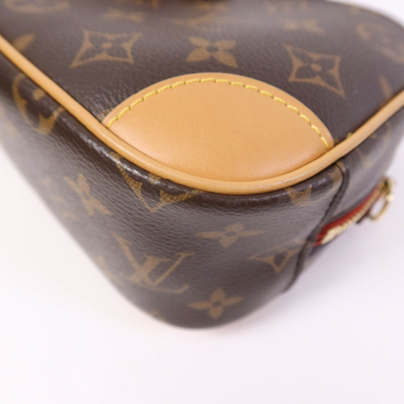 LOUIS VUITTON Monogram Deauville Mini金扣肩背袋-10