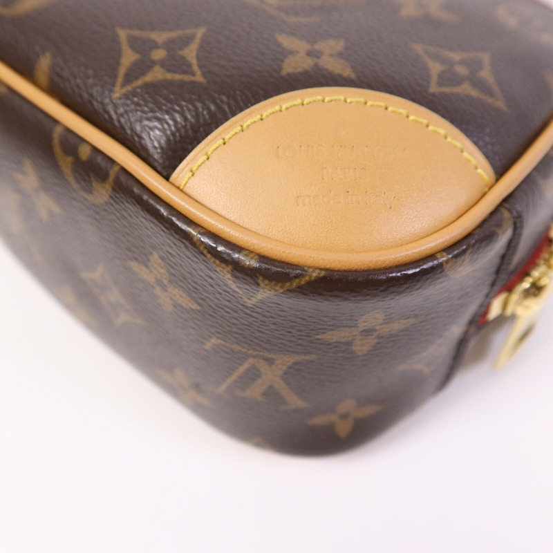 LOUIS VUITTON Monogram Deauville Mini金扣肩背袋-12