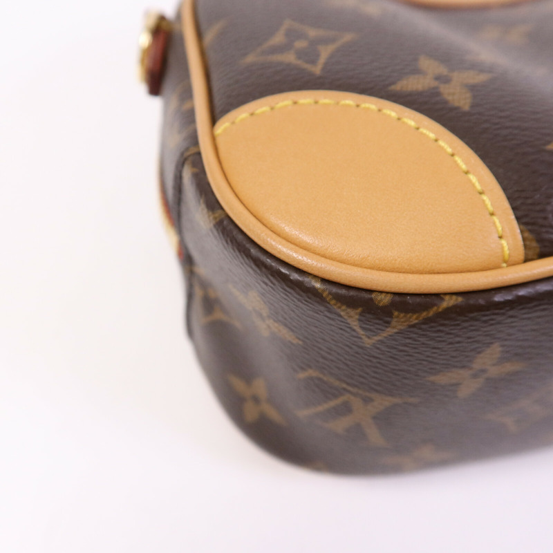 LOUIS VUITTON Monogram Deauville Mini金扣肩背袋-13