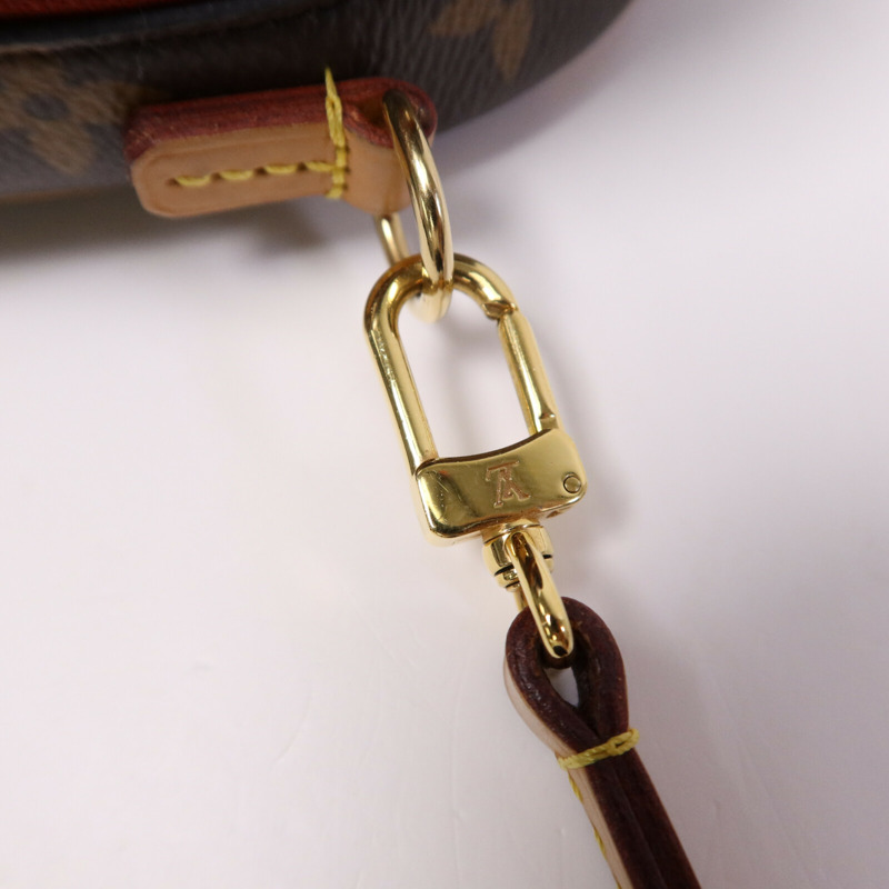 LOUIS VUITTON Monogram Deauville Mini金扣肩背袋-14