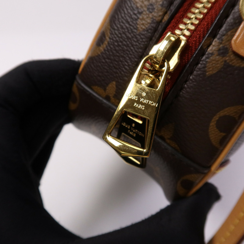 LOUIS VUITTON Monogram Deauville Mini金扣肩背袋-16