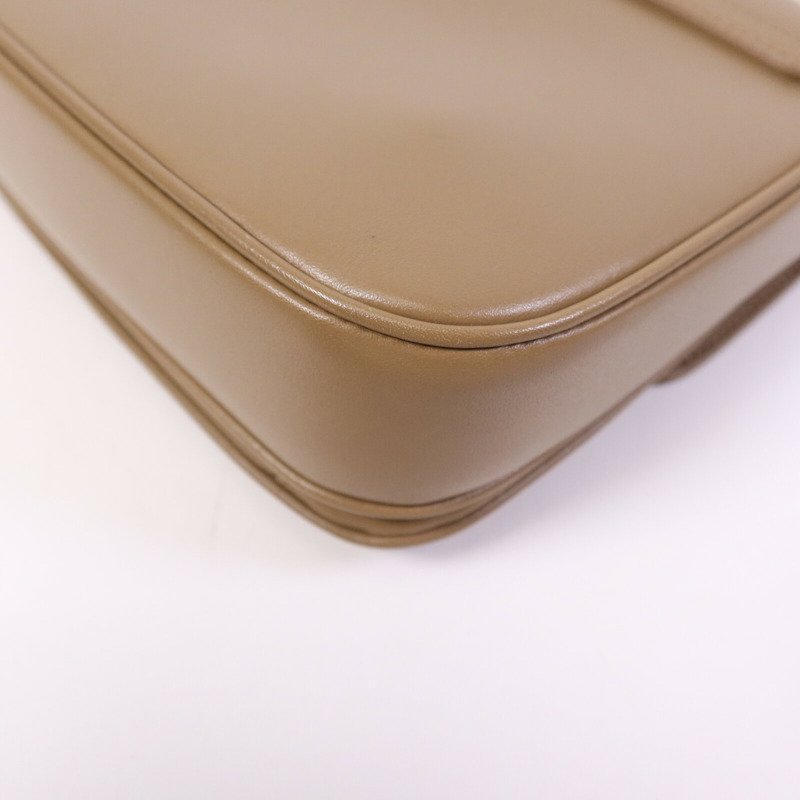 CELINE 牛皮皮革Small C金扣鏈帶肩背袋-11