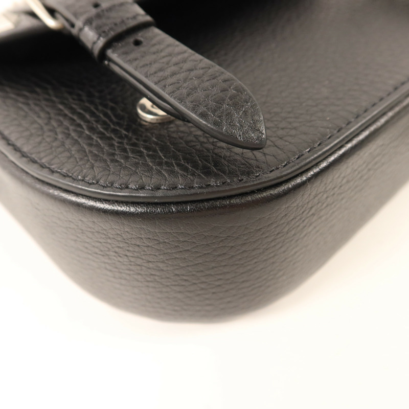 Valentino 牛皮皮革Rockstud Messenger Bag銀扣肩背袋-12